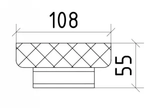 Мыльница Boheme Royal Cristal 10930-CR-B хром/чёрный